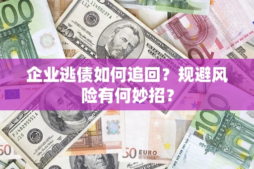 武汉企业逃债如何追回？规避风险有何妙招？