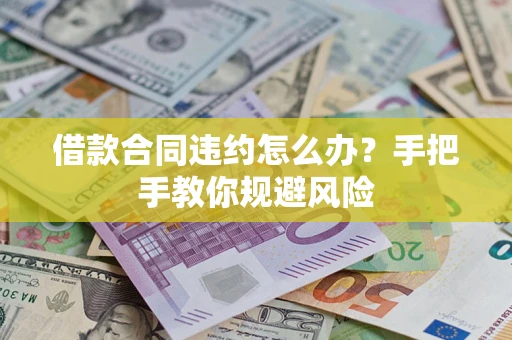 武汉借款合同违约怎么办？手把手教你规避风险