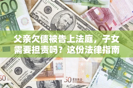 武汉父亲欠债被告上法庭，子女需要担责吗？这份法律指南必须看完