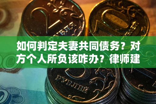 武汉如何判定夫妻共同债务？对方个人所负该咋办？律师建议
