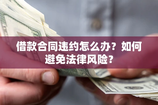 武汉借款合同违约怎么办？如何避免法律风险？