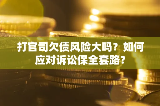 武汉打官司欠债风险大吗？如何应对诉讼保全套路？