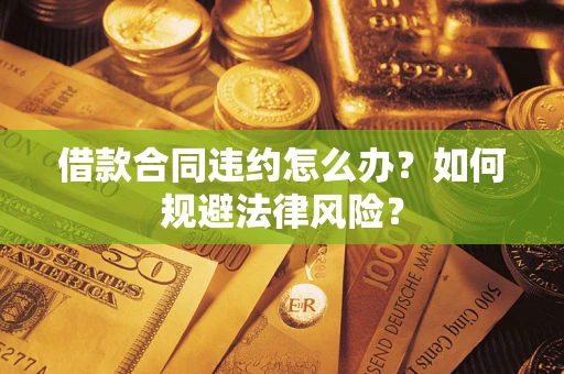 武汉借款合同违约怎么办？如何规避法律风险？