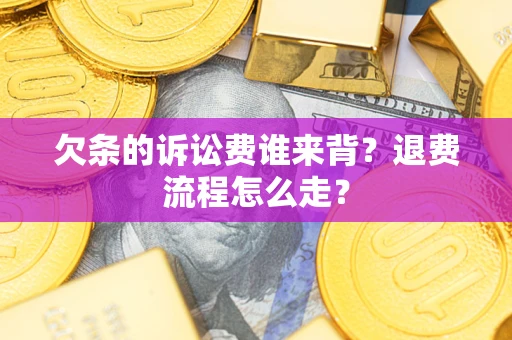 武汉欠条的诉讼费谁来背？退费流程怎么走？