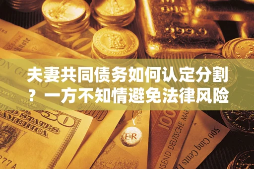 武汉夫妻共同债务如何认定分割？一方不知情避免法律风险必看！
